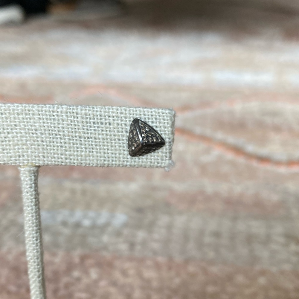Theodosia Pave Diamond Pyramid Earring